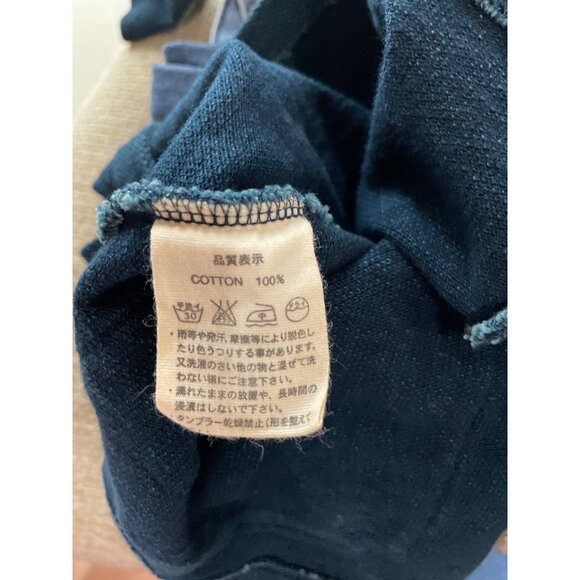 Vintage Pallas Palace Mens Medium Full Zip Jacket Indigo Blue Japanese Fashion - Picture 6 of 8